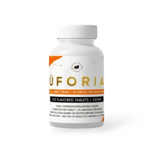 Uforia Full Spectrum 7-Hydroxymitragynine Tablets Orange 15mg Per Tablet