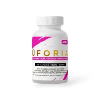Uforia Full Spectrum 7-Hydroxymitragynine Tablets Pink 20mg Per Tablet